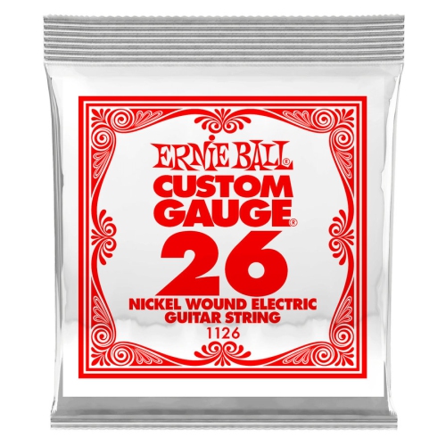 Ernie Ball P01126 Nickel Wound Electric Guitar String - .026