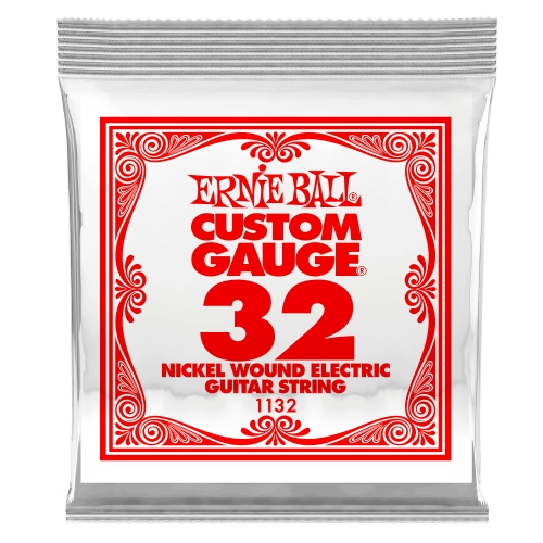 ERNIE BALL  P01132 Nickel Wound Electric Guitar String - 32