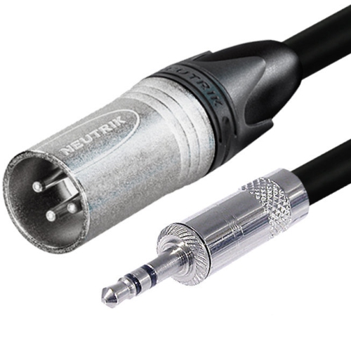 Cable Digiflex NKXM-6 6' XLRM to 1/8 Mini TRS