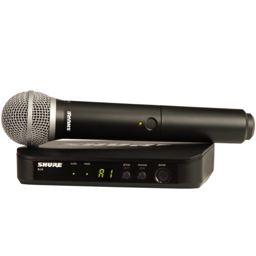 Shure BLX24/PG58 Wireless Handheld Microphone System - H9 Band