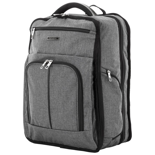 Samsonite Campus Professional 15.6&quot; Laptop Day Backpack - Grey : Backpacks - Best Buy Canada