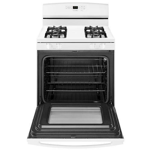 Amana 30" 5.0 Cu. Ft. Self-Clean Freestanding Gas Range - White