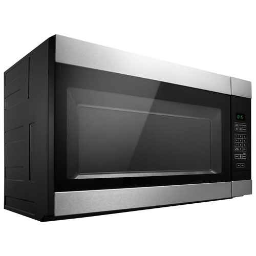 Amana Over-the-Range Microwave - 1.6 Cu. Ft. - Black-on-Stainless