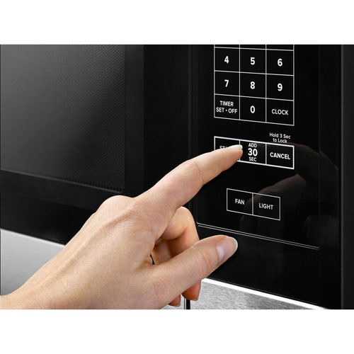 Amana Over-the-Range Microwave - 1.6 Cu. Ft. - Black-on-Stainless
