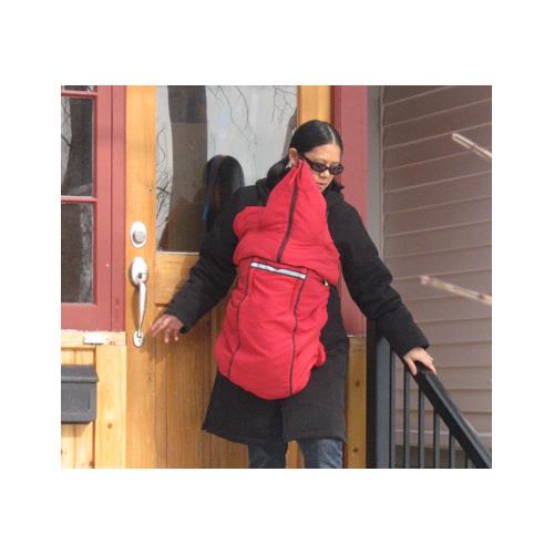 baby parka Carrier Coat - red