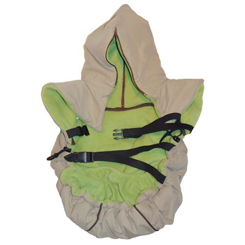 baby parka Carrier Coat - stone