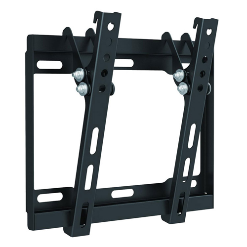 GlobalTone Tilt TV or Monitor Wall Mount for Flat Screen PLASMA LCD LED Television 23" to 42" Ultra Slim