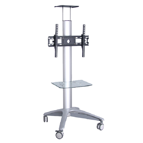 GlobalTone Rolling TV Cart Stand Mobile Trolley for LED LCD Plasma 32