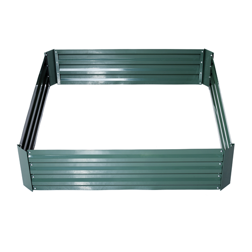 Outsunny BoxKit Set Fence 4-Panel Green