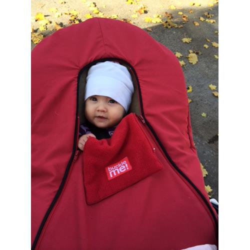 baby parka Safe Car Seat Cover - stone