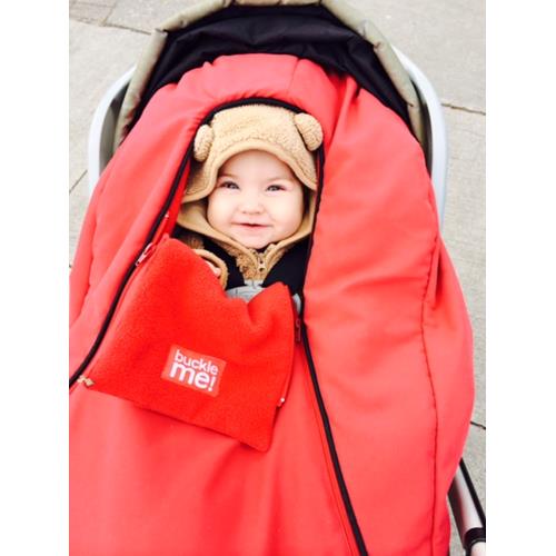 baby parka Safe Car Seat Cover - stone