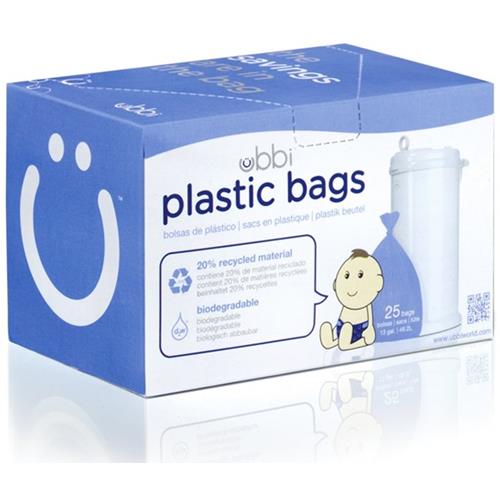 Ubbi - Biodegradeable Bags 25p
