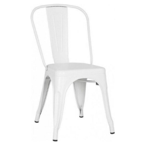 NICER INTERIOR  Furniture ? 1-Stackable Industrial Chic Xavier Pauchard Tolix A Style Dining Chairstacking Metal Chair-White