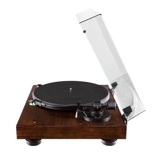 Tourne-disque haute fidélité RT81 Elite de Fluance avec cartouche AT95E d'Audio Technica, entraînement par courroie, préamplificateur