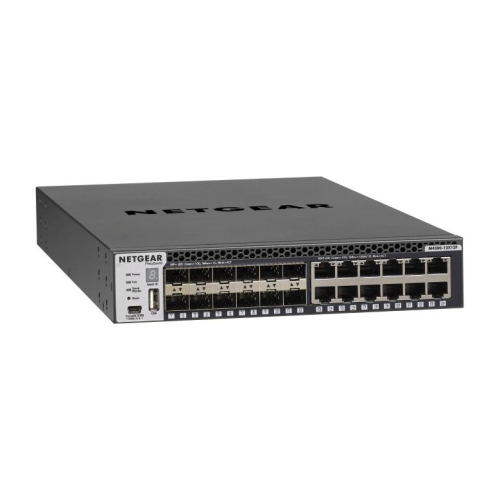 NETGEAR  M4300-12X12F 12-Port Rj45 & 12-Port Sfp+ 10G Managed Network Switch - (Xsm4324S-100Nes)