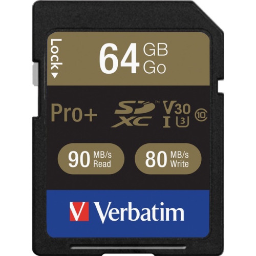 Verbatim Pro+ 64GB SDXC