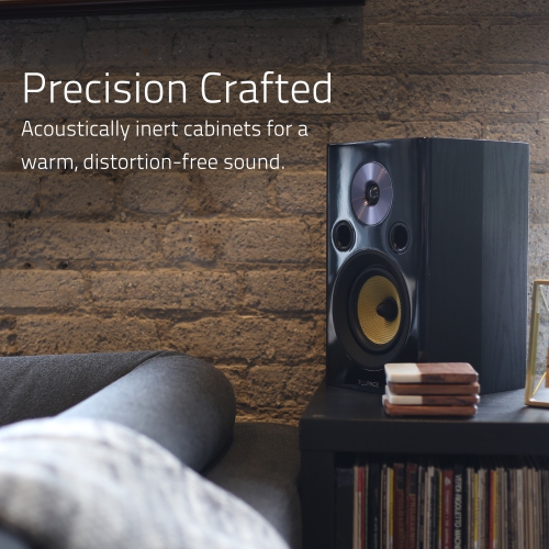 Fluance Signature HiFi 2-Way Bookshelf Surround Sound Speakers for a 2-Channel Stereo or Home Theater System