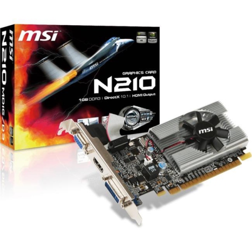 MSI GeForce 210 Graphic Card - 589 MHz 