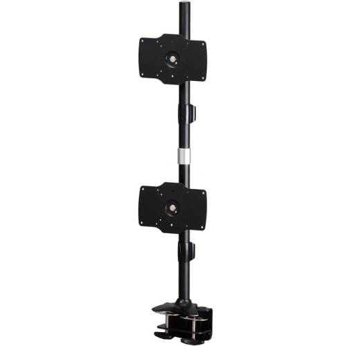AMER NETWORKS  Mounts Clamp Based Hex Monitor Mount for Six 15"-24" Lcd/led Flat Panel Screens Vertical Clamp Based Dual Monitor Mount