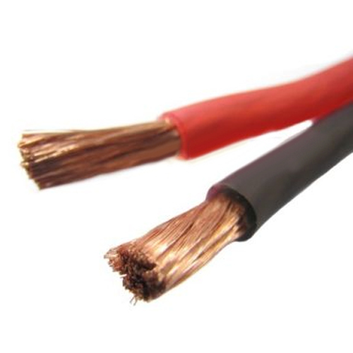 GlobalTone Fire Retardant Speaker Wire 6 AWG 25 ft Black & Red Jacket 6 Gauge CCA