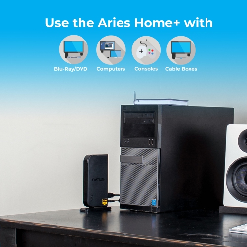 Nyrius Wireless HDMI 2x Input Transmitter & Receiver for Streaming HD 1080p 3D Video from Cable, Bluray, PS4, Xbox, PC