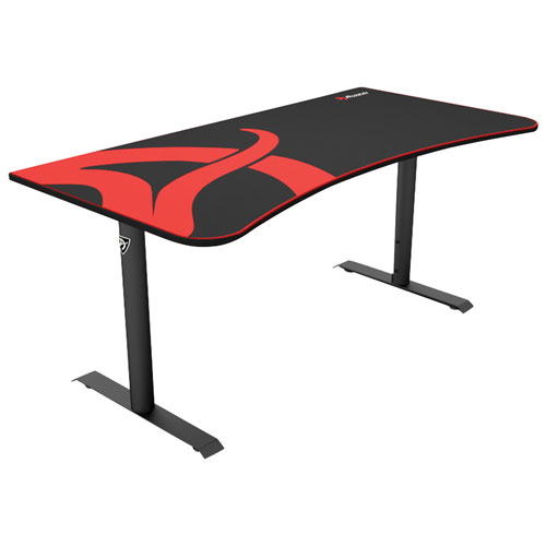 Arozzi Arena Modern Computer Gaming Desk - Black