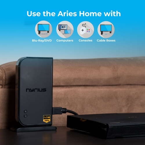 Nyrius ARIES Home HDMI Digital Wireless Transmitter & Receiver for HD 1080p Video Streaming