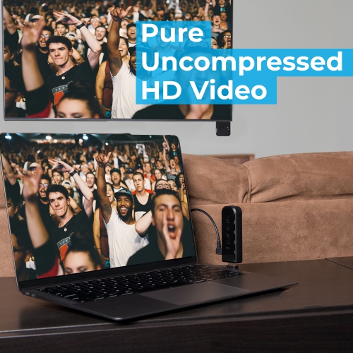 Nyrius ARIES Pro Wireless HDMI Transmitter & Receiver to Stream HD 1080p 3D Video From Laptop to HDTV/Projector