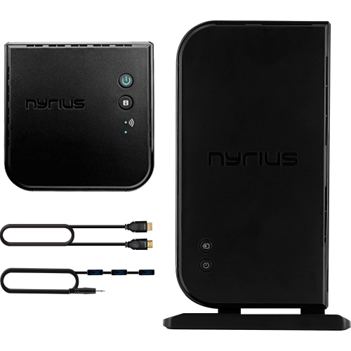 Nyrius ARIES Home HDMI Digital Wireless Transmitter & Receiver With Bonus Additional HDMI Cable - 2 HDMI Cables Total