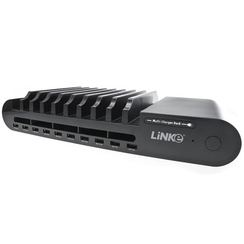 Linke LC-10CS 10 Port USB Charge Station With Slot 96W