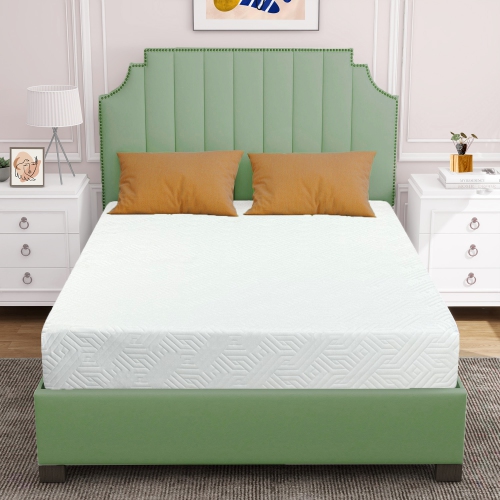 ViscoLogic TRANCE 10 Inch Medium Firm Orthopedic TempControl Made in Canada Gel-Infused Memory Foam King Mattress, CertiPUR-US® Certified Foam, King