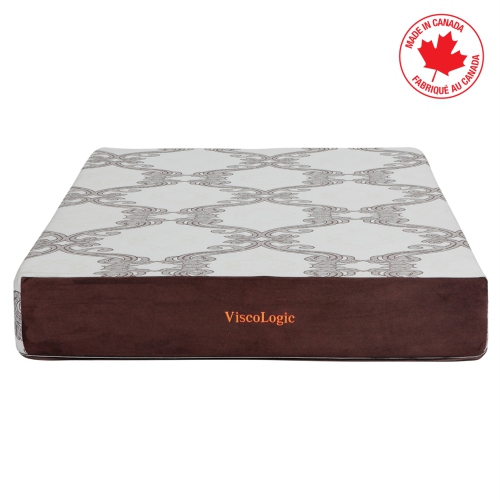 ViscoLogic [Made in CANADA] TRANCE Medium Firm Orthopedic TempControl Gel-Infused Memory Foam Mattress
