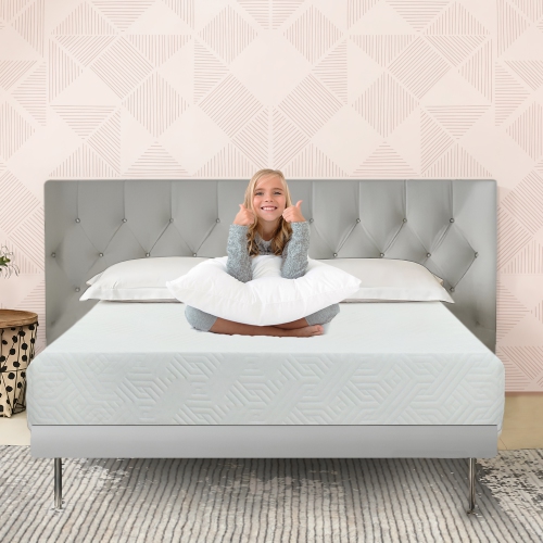 ViscoLogic FATE 8" Medium Firm Memory Foam Orthopedic Full Mattress With Free Mattress Protector, CertiPUR-US® Certified Foam