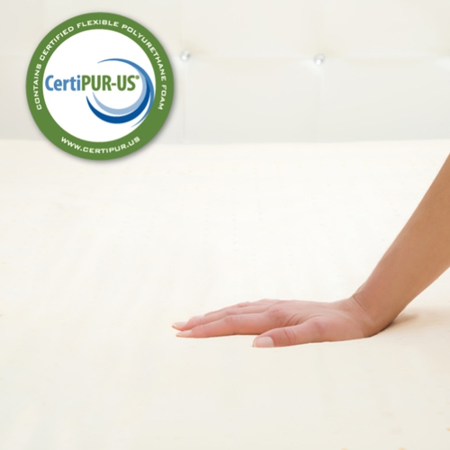 Surmatelas en mousse à mémoire infusée de gel frais de ViscoLogic Made in Canada Certifié CertiPUR-US