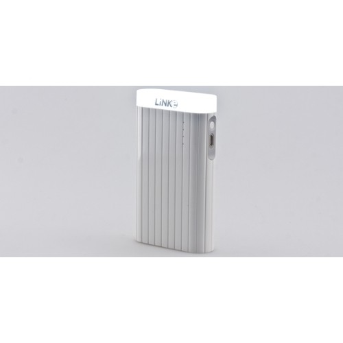 Linke Shine Series Smartcharger 7500MAH External Battery Power Bank 5V/2.1A With LED Lighting Lamp
