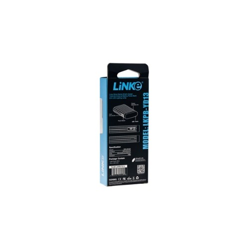 Linke Shine Series Smartcharger 7500MAH External Battery Power Bank 5V/2.1A With LED Lighting Lamp