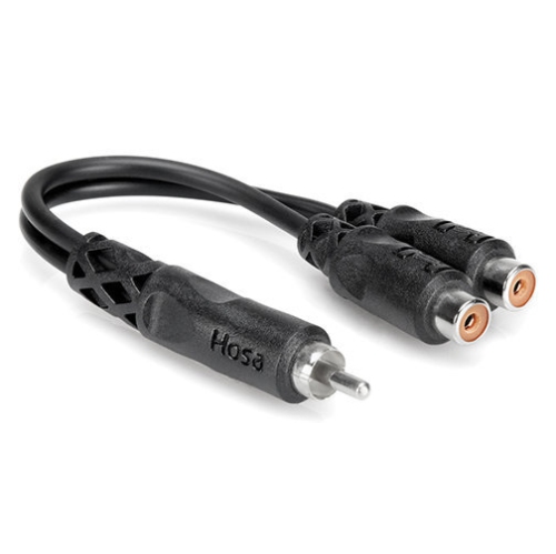 Hosa Y Cable - RCA to Dual RCAF