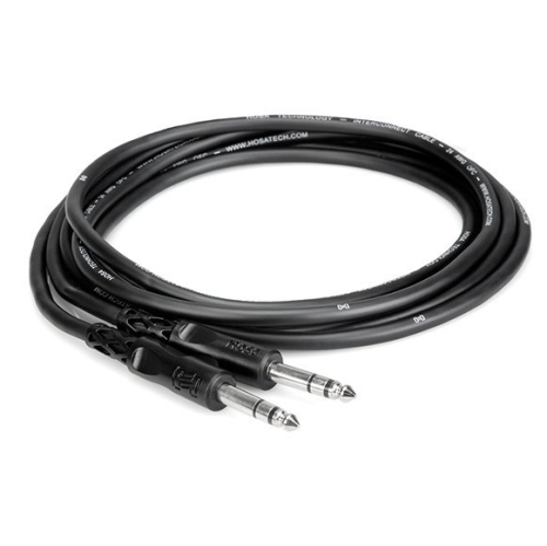 Hosa Balanced Interconnect Cable - 1/4 TRS to 1/4 TRS, 10'