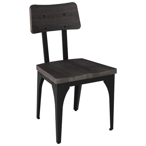 Woodland Modern Dining Chair - Set of 2 - Black Coral/Shady