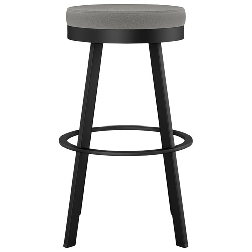 Swice Contemporary Counter Height Barstool - Black Coral/Cloud