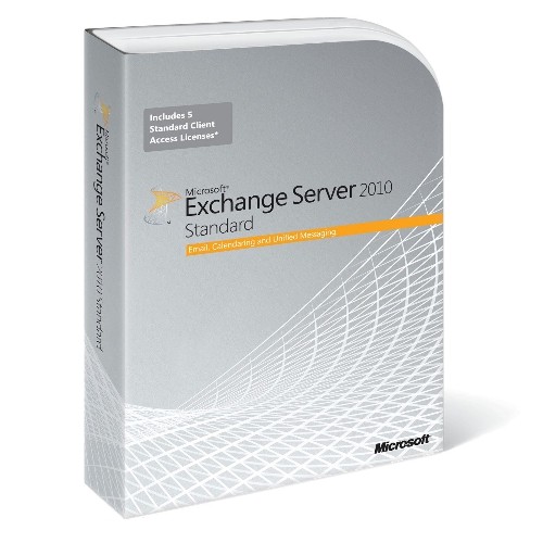 MICROSOFT  Exchange Server 2010 Standard 64 Bit With 5 Cals