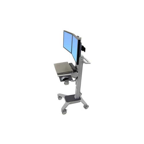 Ergotron Neo-Flex Dual WideView WorkSpace Cart 24-194-055