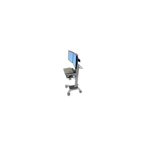 Ergotron Neo-Flex Dual WideView WorkSpace Cart 24-194-055