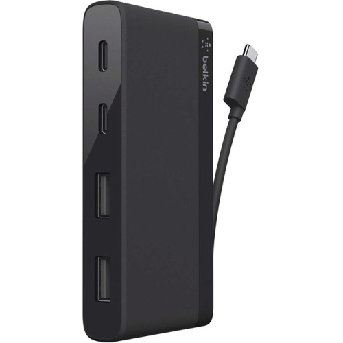 Belkin USB-C 4-Port Mini Hub (F4U090BTBLK)