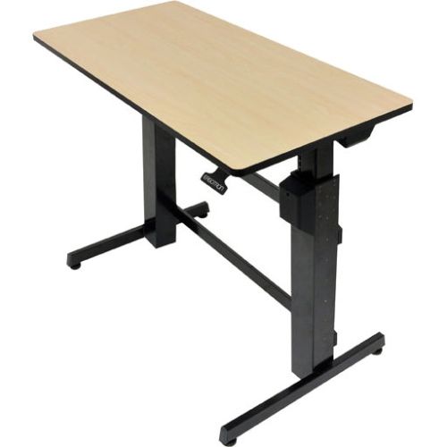 Ergotron Workfit-d, Sit-stand Desk - Rectangle Top - 47.60" Table Top Width X 23.50