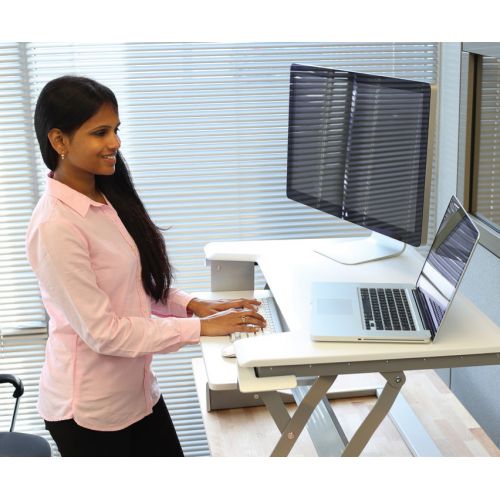 Ergotron WorkFit-T, Sit-Stand Desktop Workstation