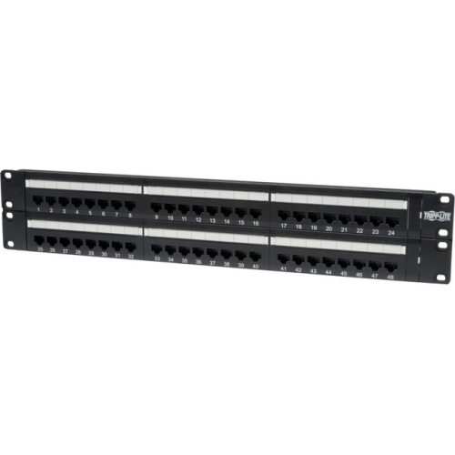Tripp Lite 48-Port 2U Rackmount Cat6 110 Patch Panel