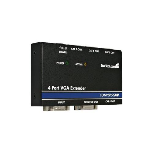 StarTech 4 Port VGA Video Extender over Cat 5 - Video extender - 4 port