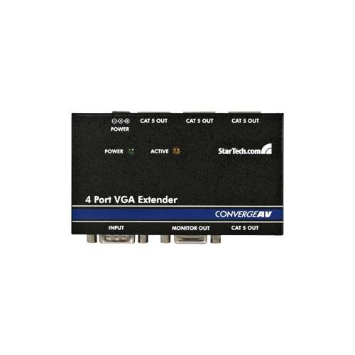 StarTech 4 Port VGA Video Extender over Cat 5 - Video extender - 4 port