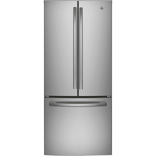Réfrigérateur à deux portes 20,8 pi³ 30 po de GE - Inox - Boîte ouverte - Parfait état